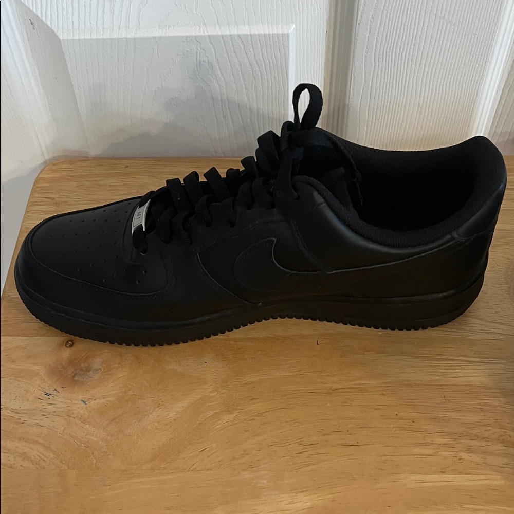 Nike Air Force One Black Sneakers - Picture 5 of 13